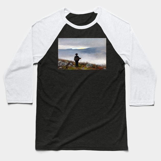 Theodor Kittelsen Far, Far Away Soria Moria Palace Shimmered Like Gold Baseball T-Shirt by pdpress